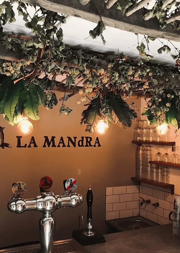 Photo intérieur de la Brasserie La Mandra