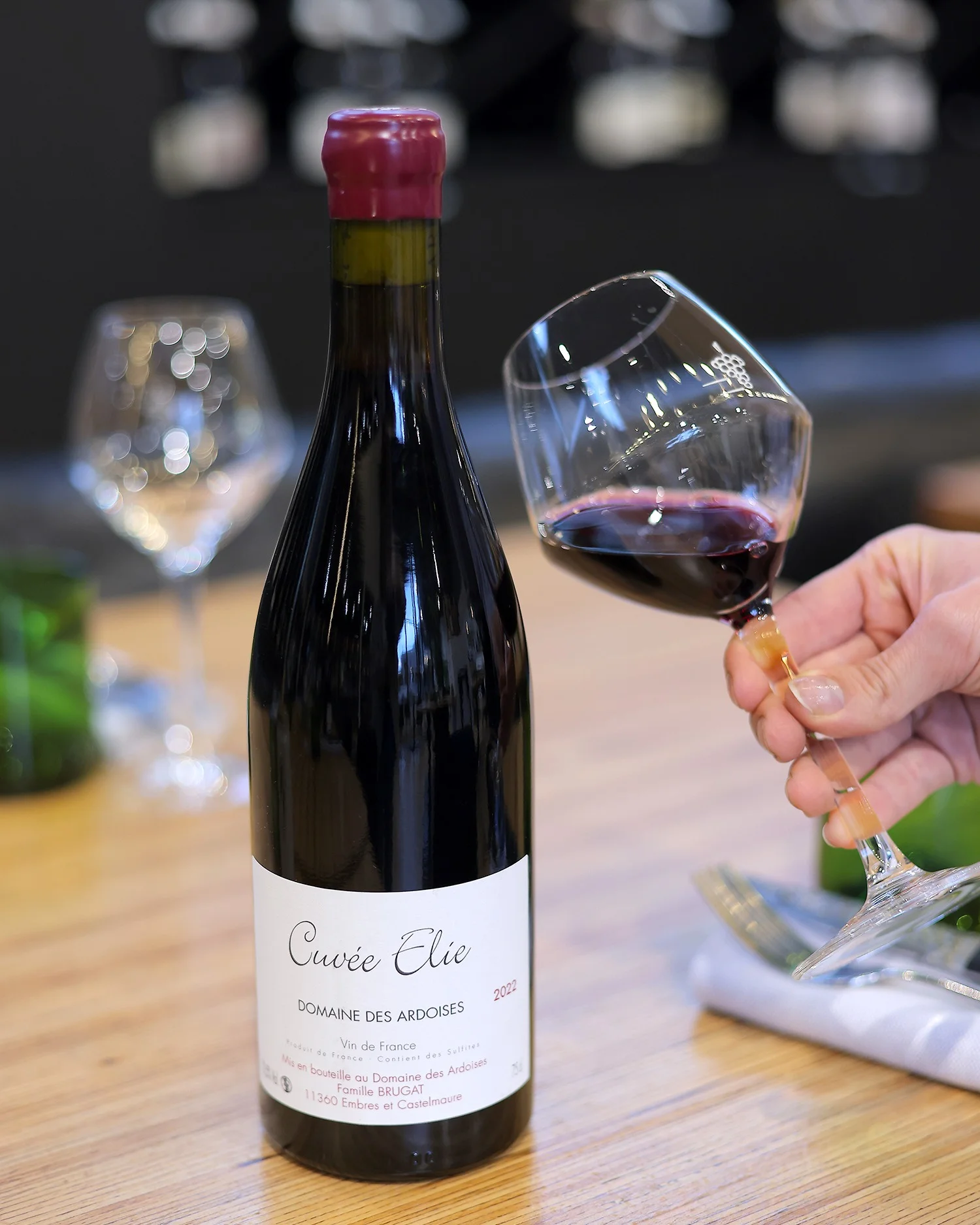 Bouteille de vin du Domaine Des Ardoises