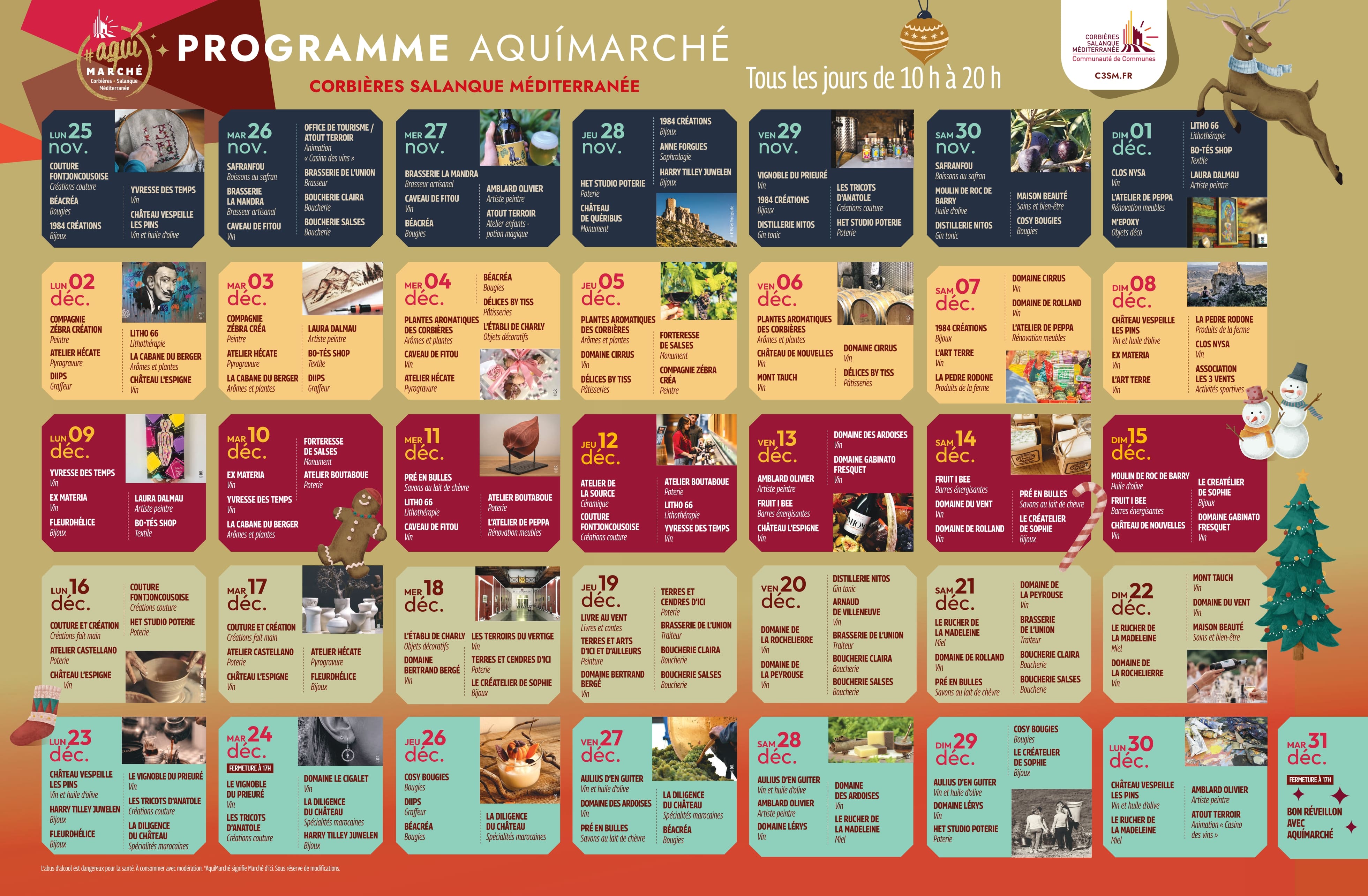 Programme AquiMarche COMPLET